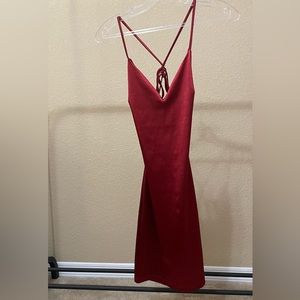 Red Body-Con Dress